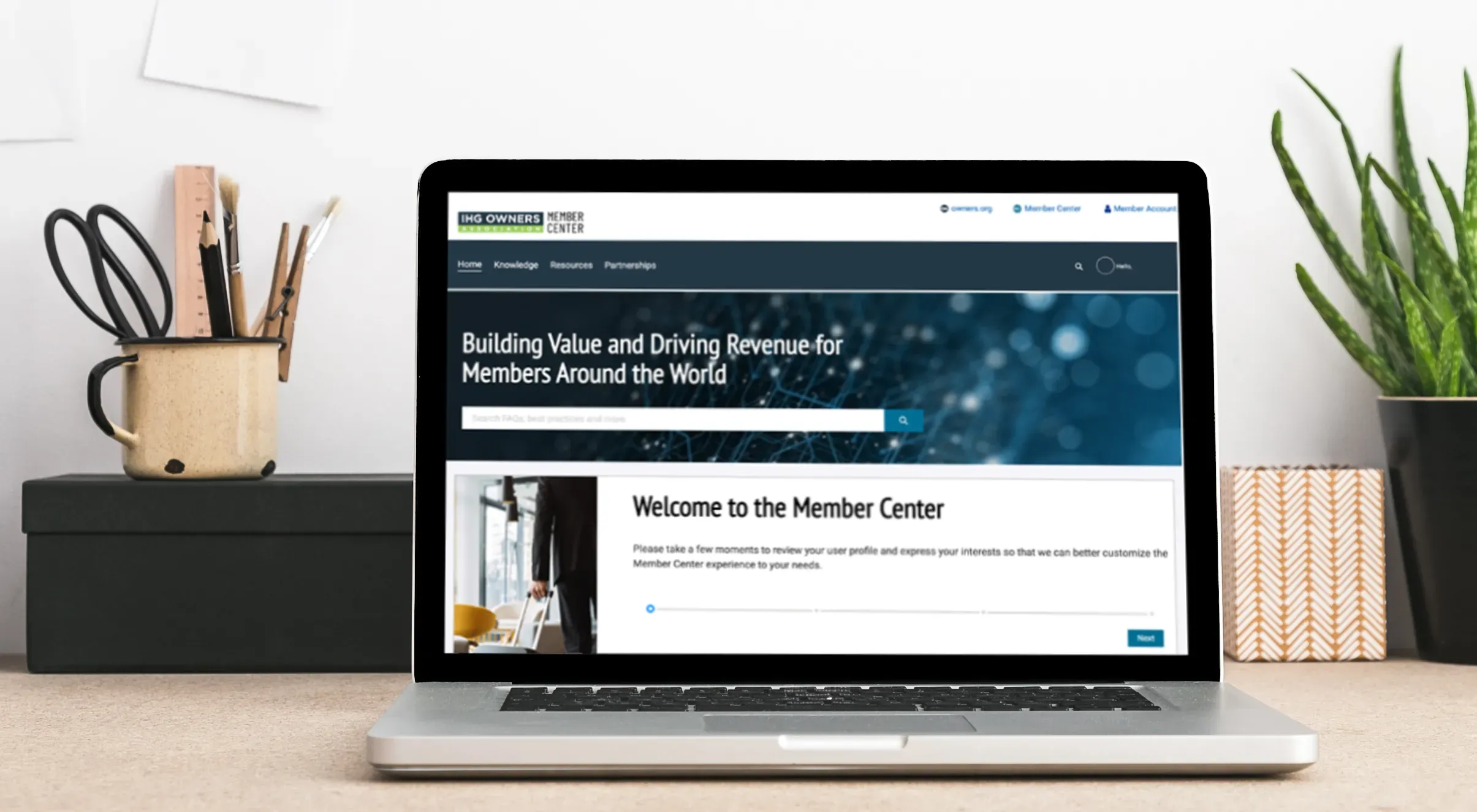 Member Center Homepage