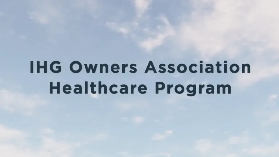 IHG Owners Association Healthcare Program