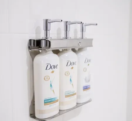 Bottles of Bulk Dove Products